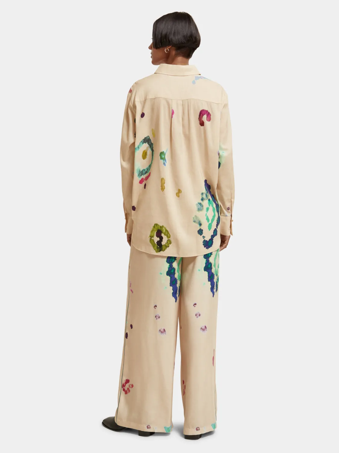 Tie-dyed printed shirt sold by Scotch and Soda product image thumbnail 3