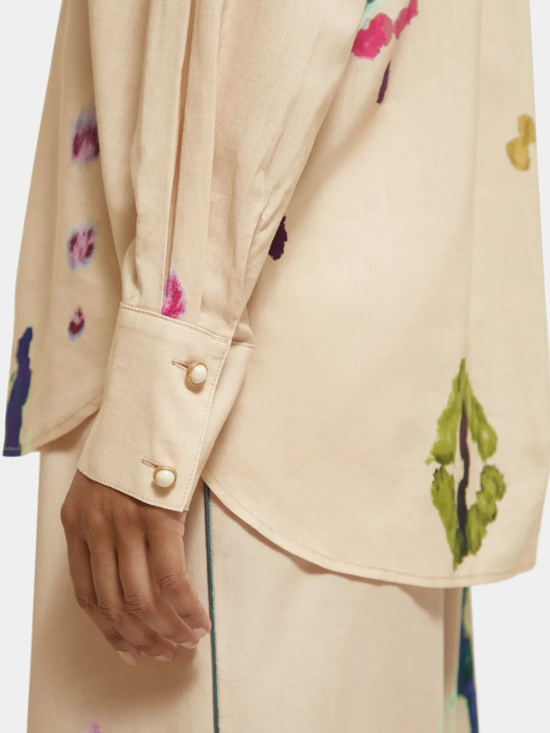 Tie-dyed printed shirt sold by Scotch and Soda product image thumbnail 5