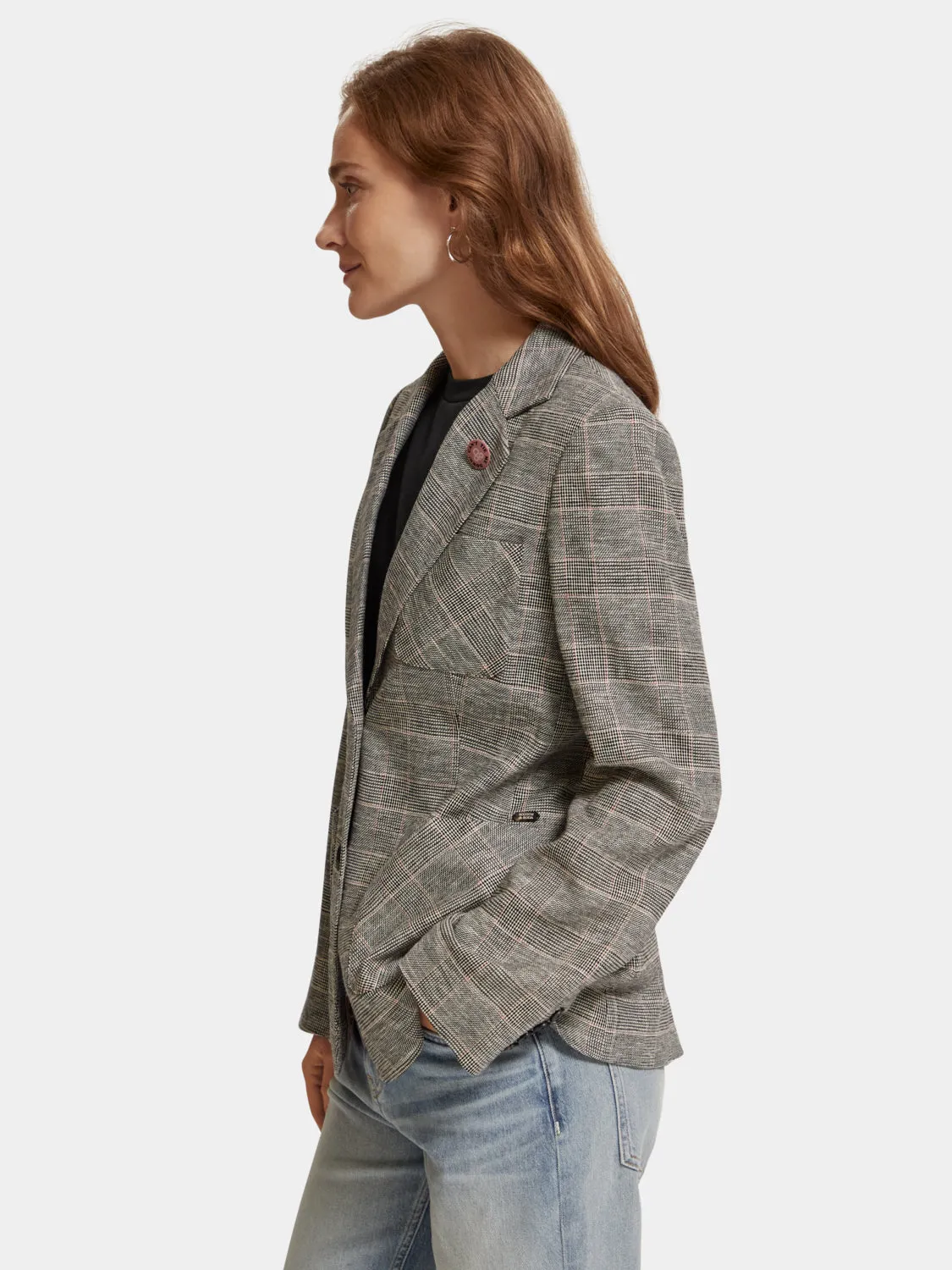 Checked single-breasted blazer sold by Scotch and Soda product image thumbnail 4
