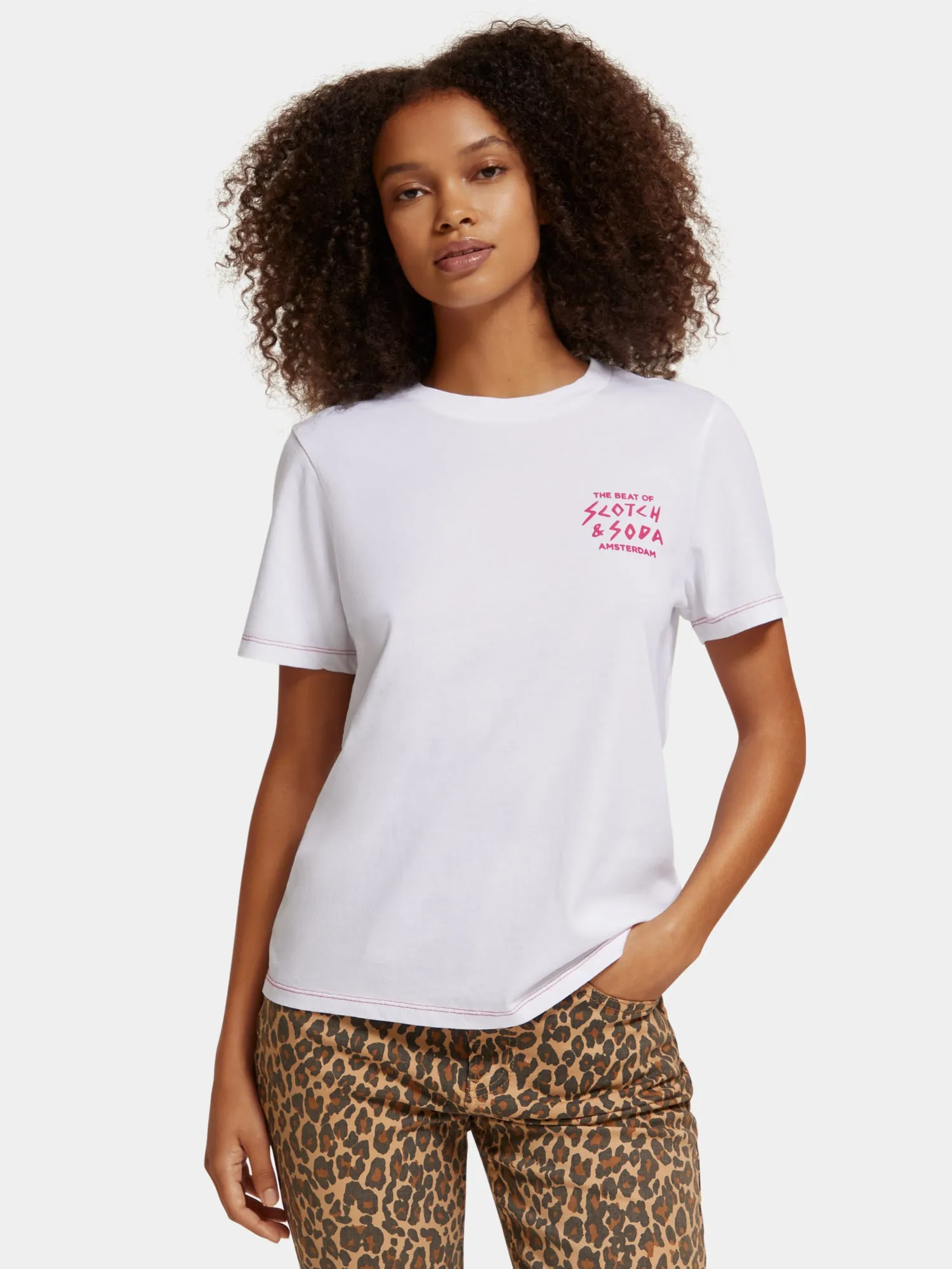 Regular-fit t-shirt sold by Scotch and Soda