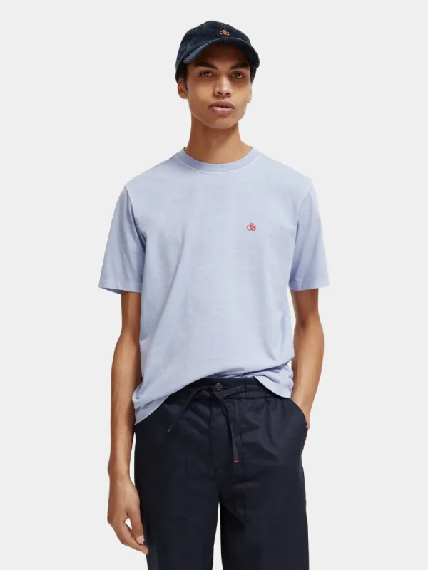 Regular-fit garment-dyed t-shirt sold by Scotch and Soda