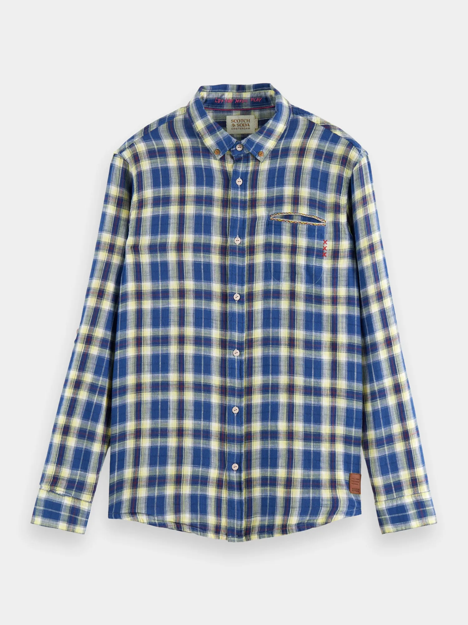 Checked flannel shirt with sleeve adjustments sold by Scotch & Soda product image thumbnail 2