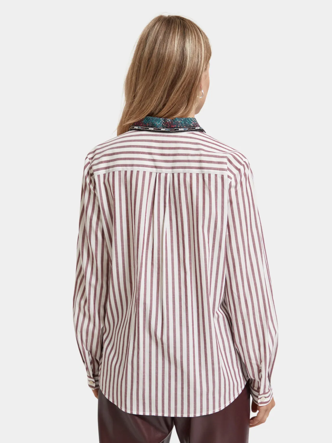 Striped shirt with beading sold by Scotch and Soda product image thumbnail 3