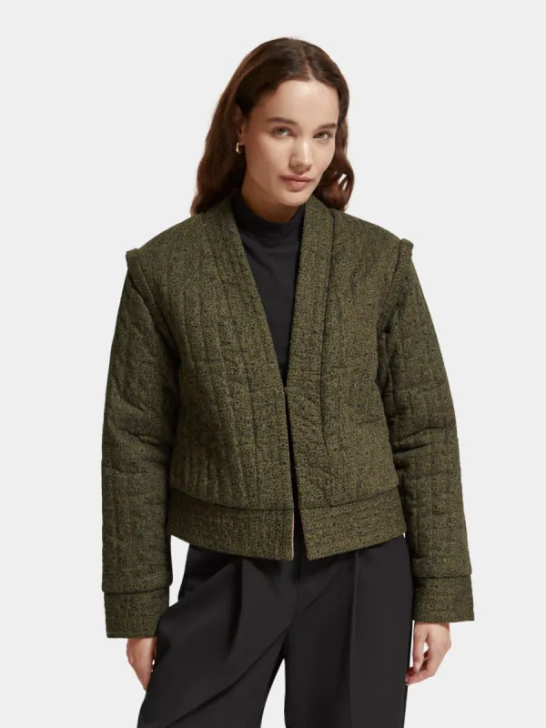 Quilted reversible jacket sold by Scotch and Soda