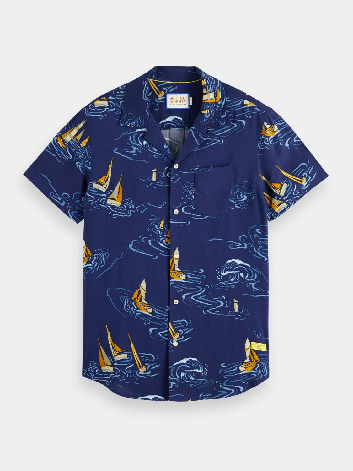 Printed camp shirt sold by Scotch & Soda product image thumbnail 2