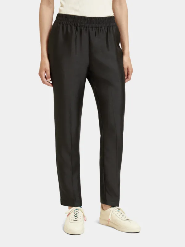 Maia mid-rise tapered-fit jogger pants sold by Scotch and Soda