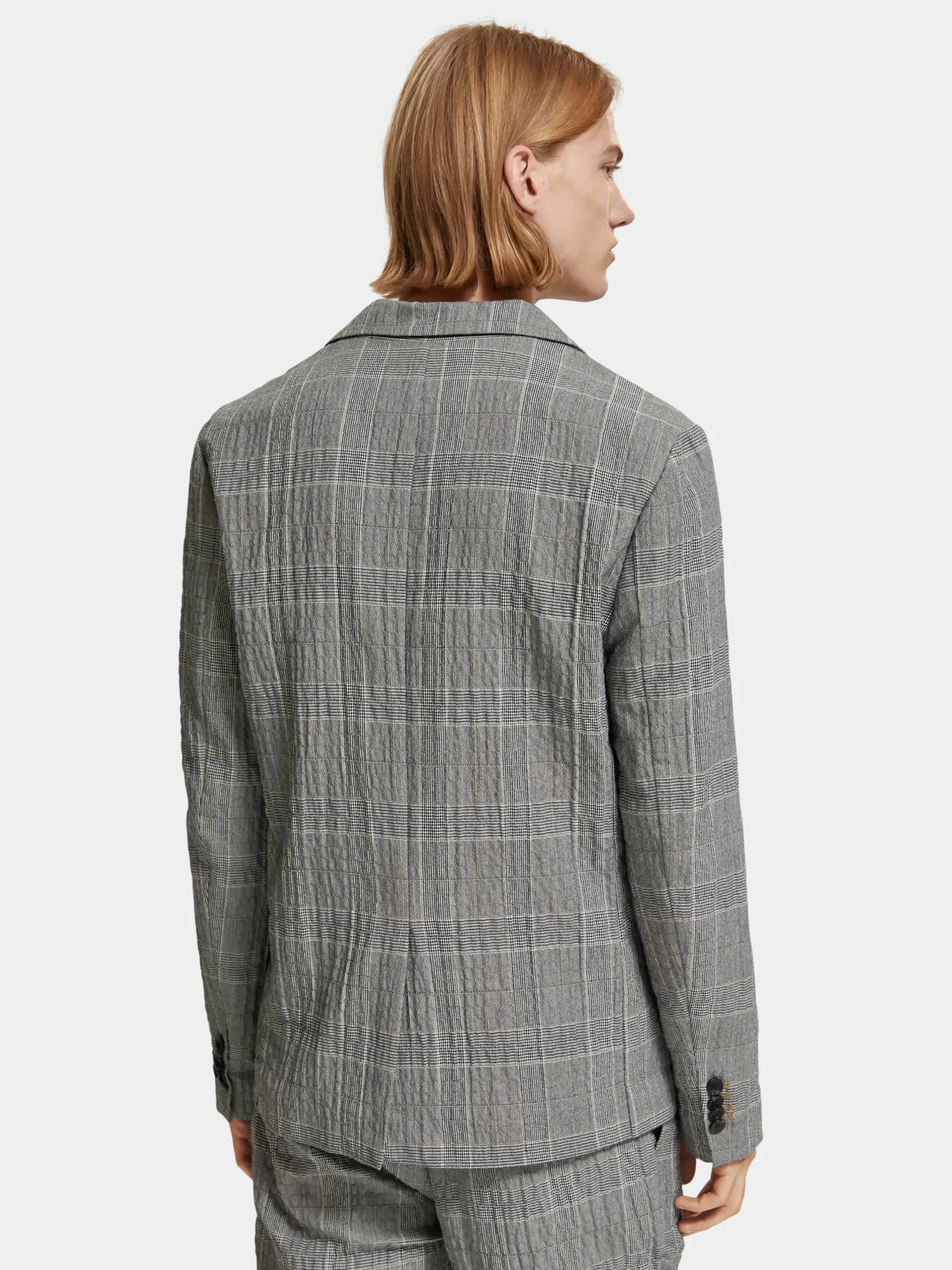 Check single-breasted blazer sold by Scotch and Soda product image thumbnail 3