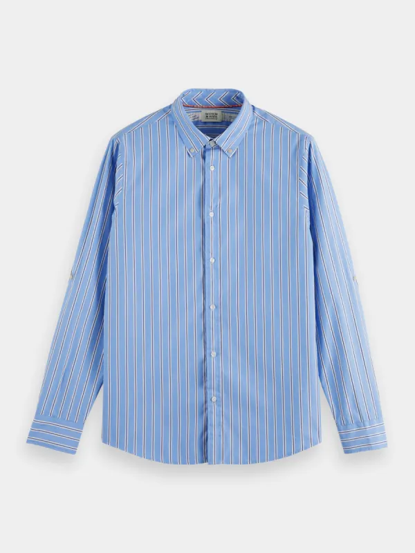 Regular-fit striped shirt made by Scotch & Soda