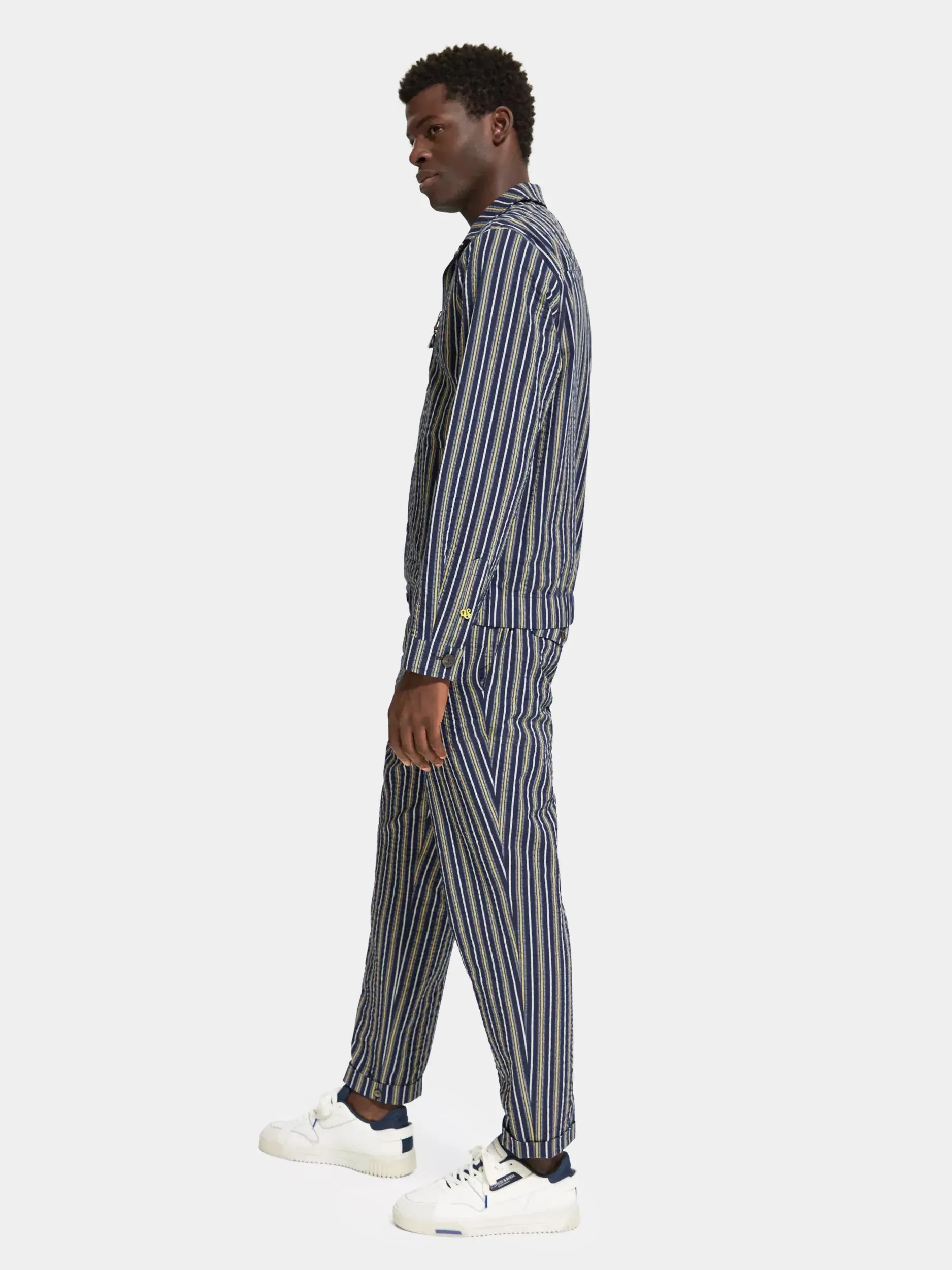 Seersucker blouson jacket sold by Scotch and Soda product image thumbnail 4