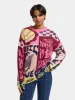 Oversized graphic jacquard pullover sold by Scotch and Soda