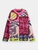 Oversized graphic jacquard pullover sold by Scotch and Soda