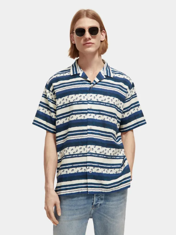 Regular-fit lightweight camp shirt sold by Scotch and Soda