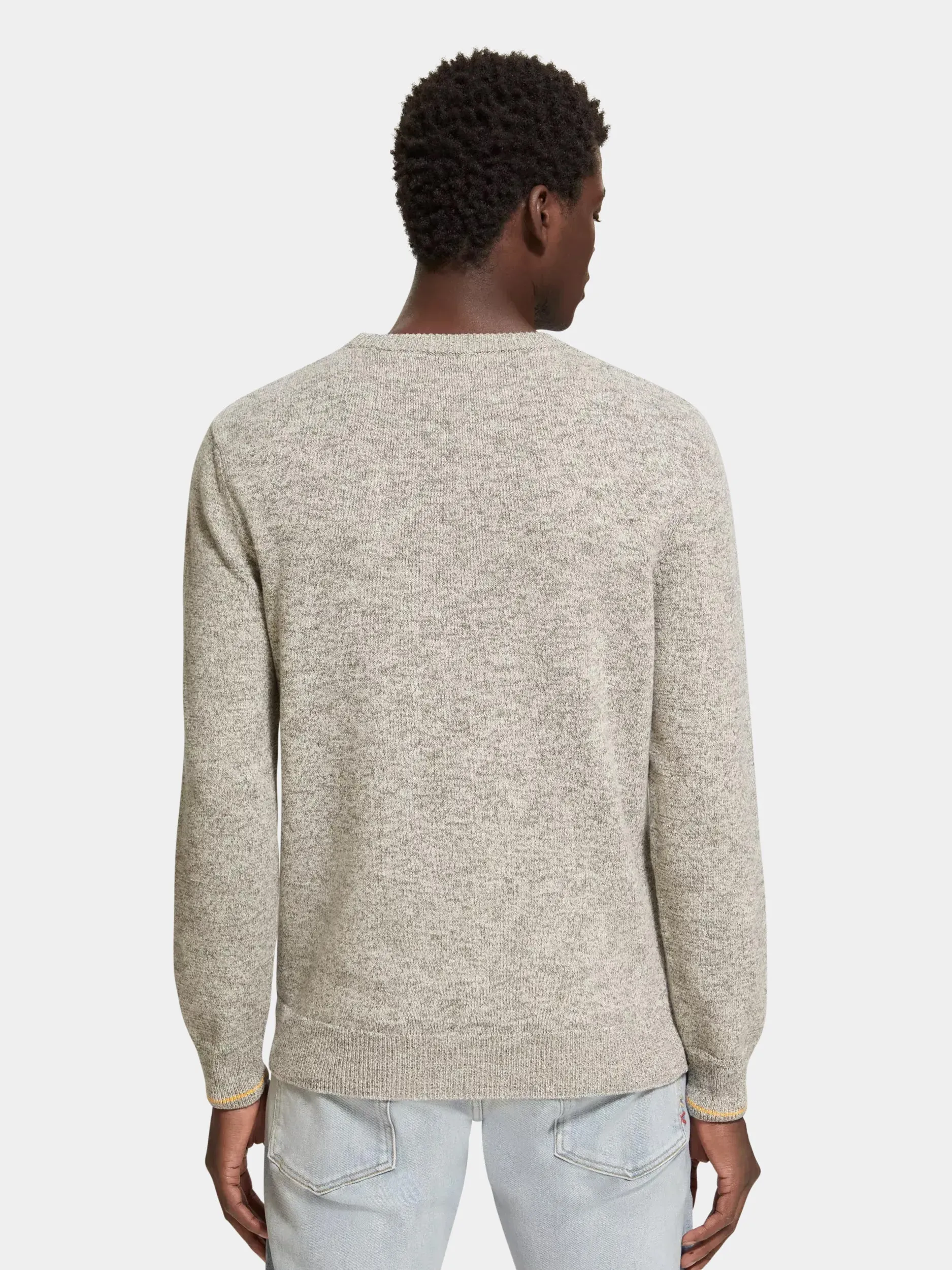 Melange crewneck pullover sold by Scotch & Soda product image thumbnail 3
