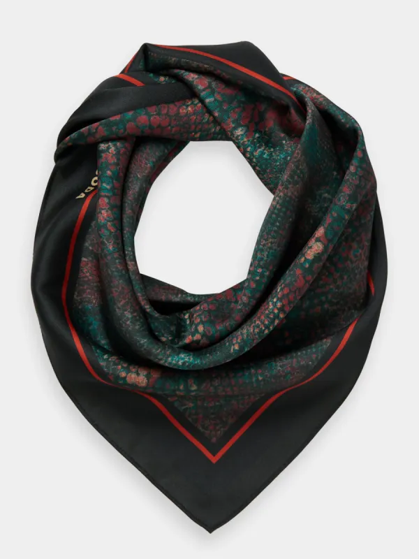 Printed square scarf sold by Scotch and Soda