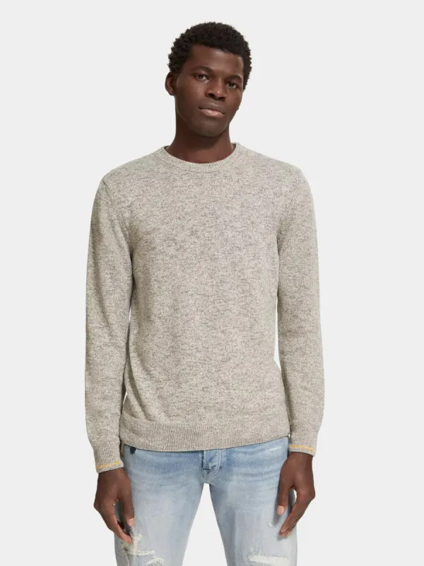 Melange crewneck pullover sold by Scotch and Soda