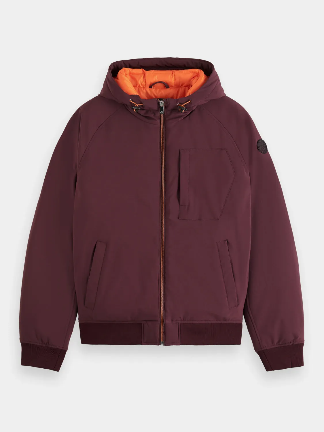 Stretch padded hooded jacket sold by Scotch and Soda product image thumbnail 2