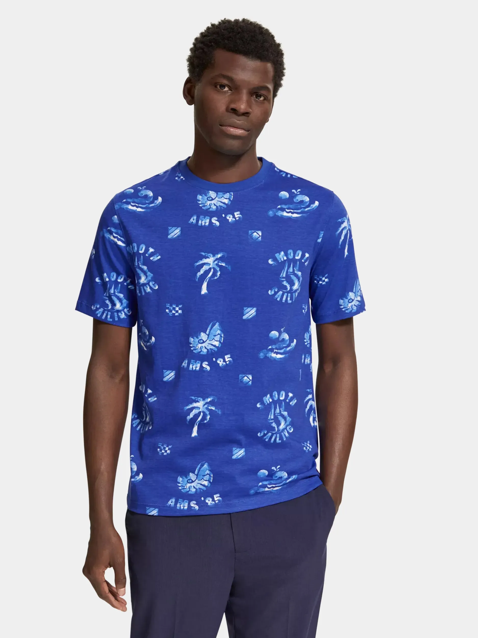 Printed t-shirt sold by Scotch & Soda