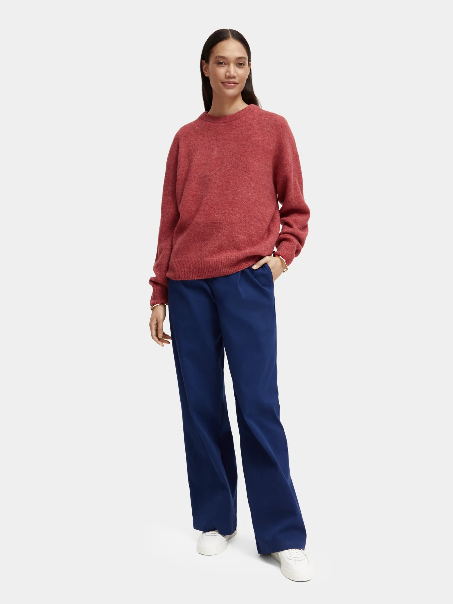 Knitted crewneck sweater sold by Scotch and Soda product image thumbnail 4