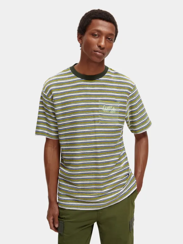 Yarn-dyed striped t-shirt sold by Scotch and Soda