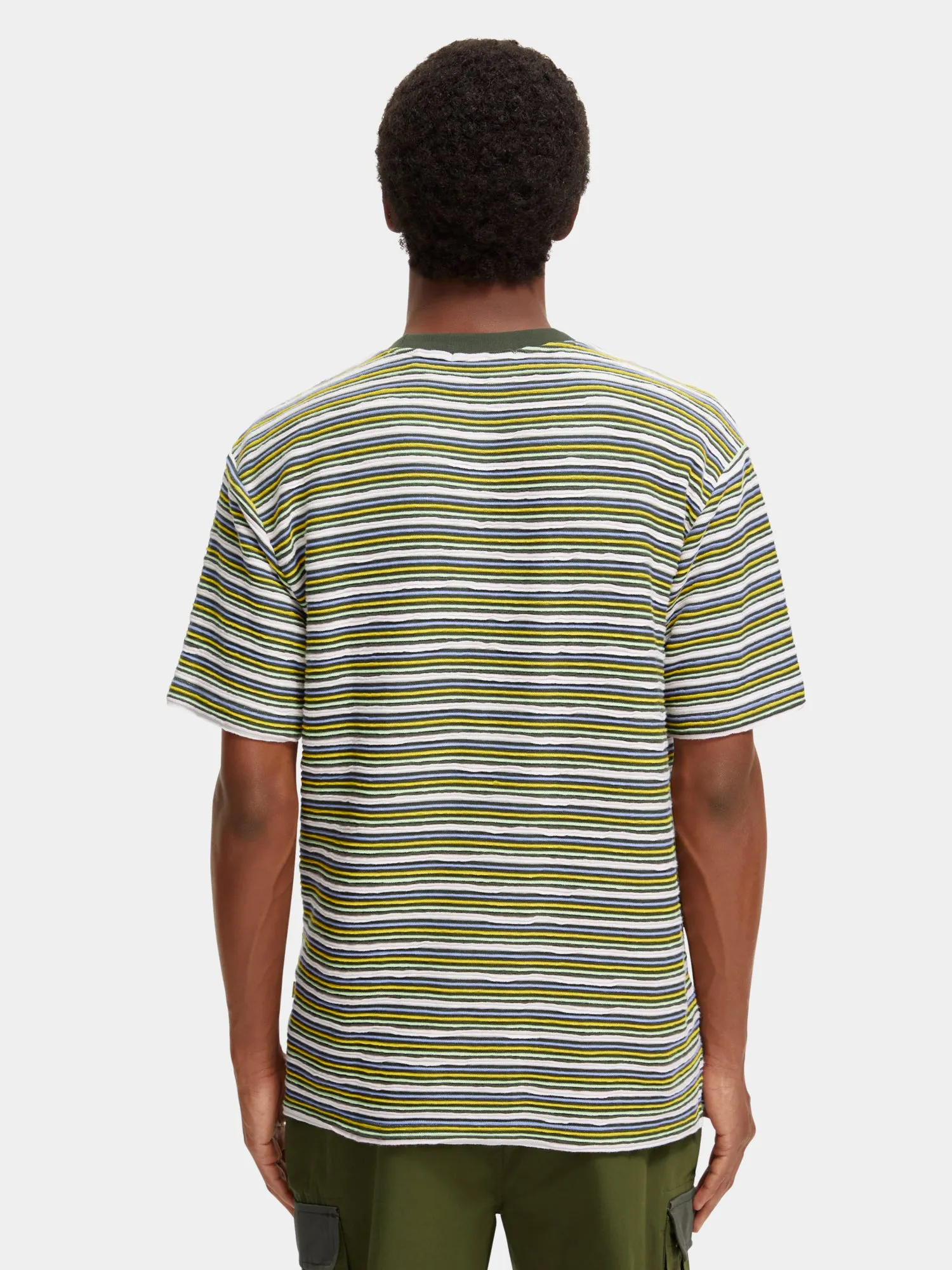 Yarn-dyed striped t-shirt sold by Scotch and Soda product image thumbnail 3