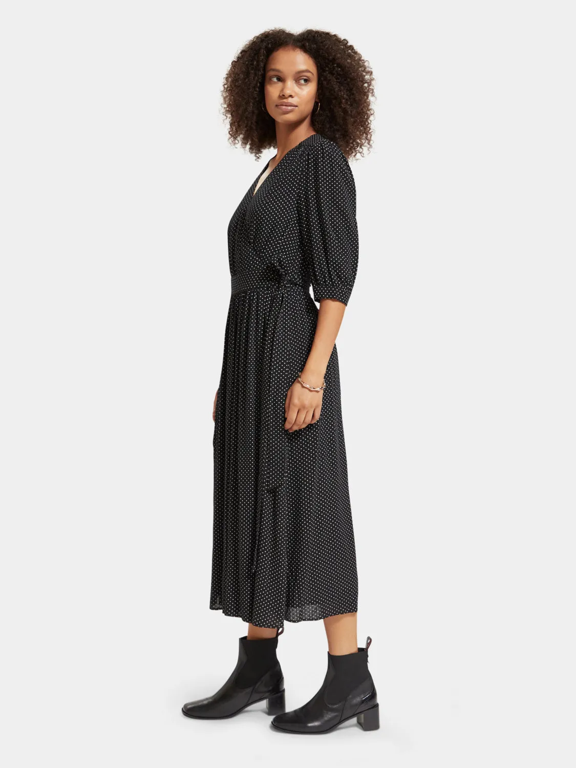 Midi wrap dress sold by Scotch and Soda product image thumbnail 4