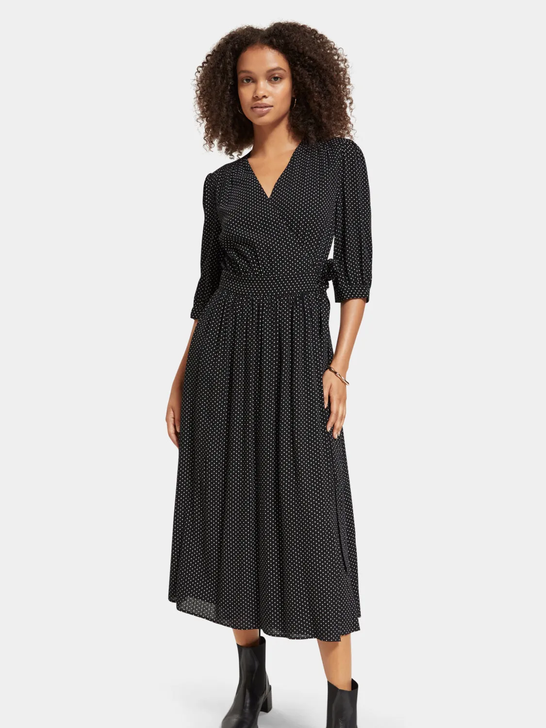 Midi wrap dress sold by Scotch and Soda