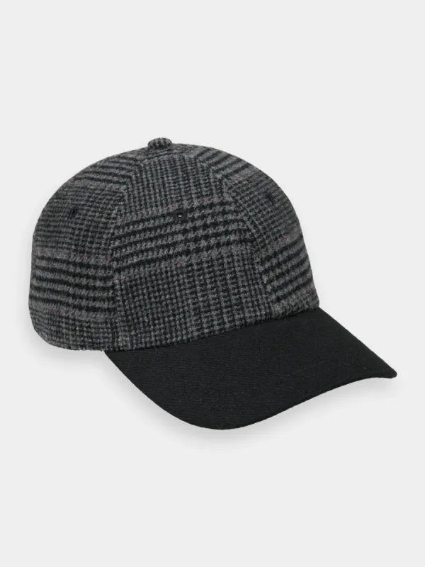 Wool blend check cap sold by Scotch and Soda