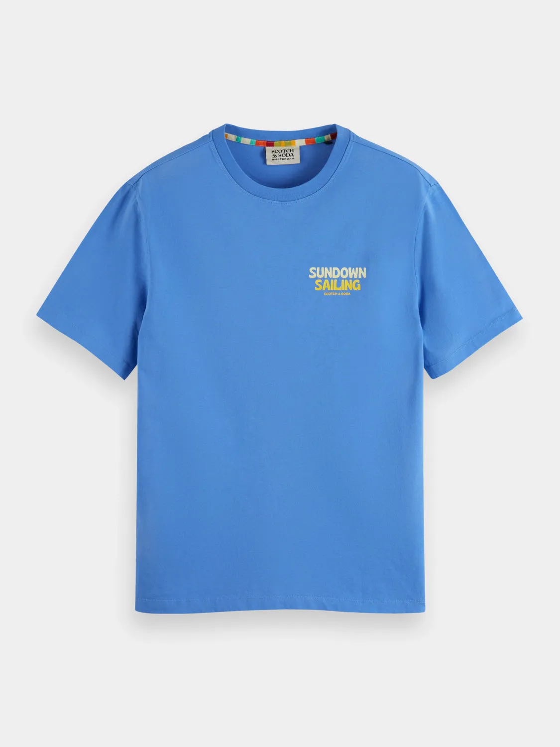 Regular-fit artwork t-shirt sold by Scotch and Soda