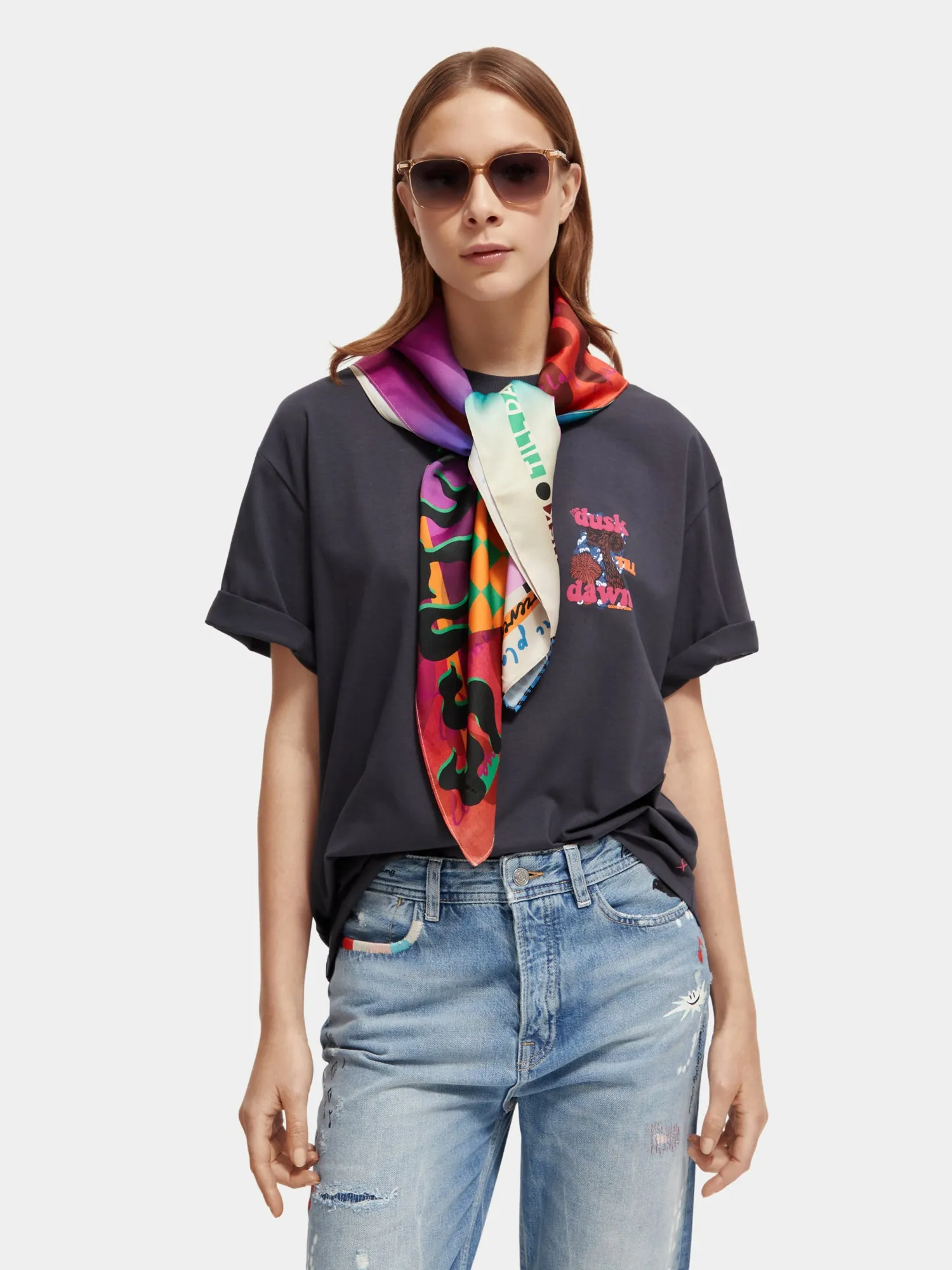 Printed bandana scarf sold by Scotch and Soda product image thumbnail 2