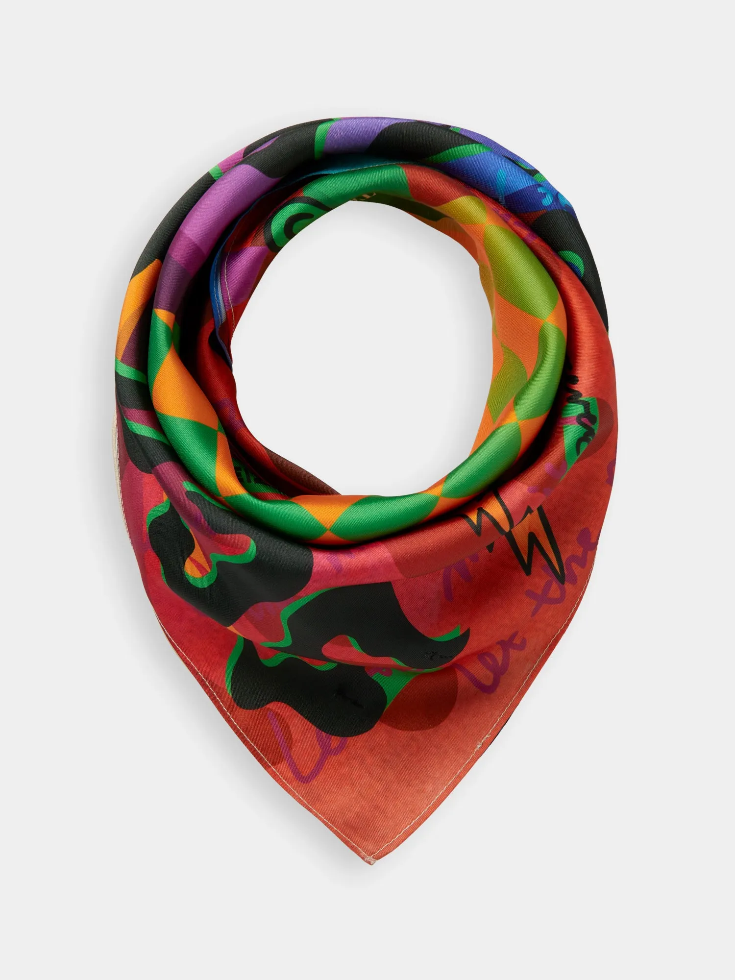 Printed bandana scarf sold by Scotch and Soda