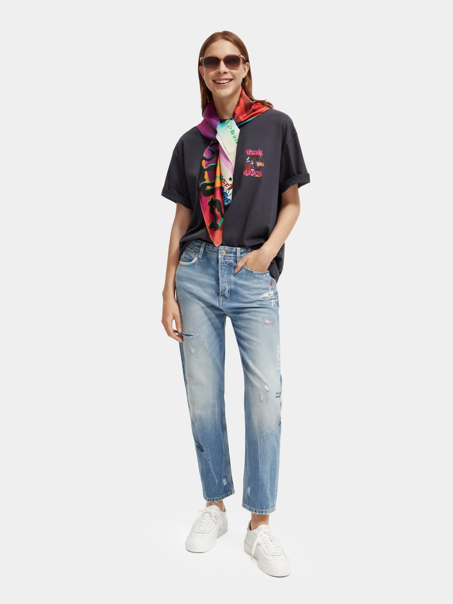 Printed bandana scarf sold by Scotch and Soda product image thumbnail 3