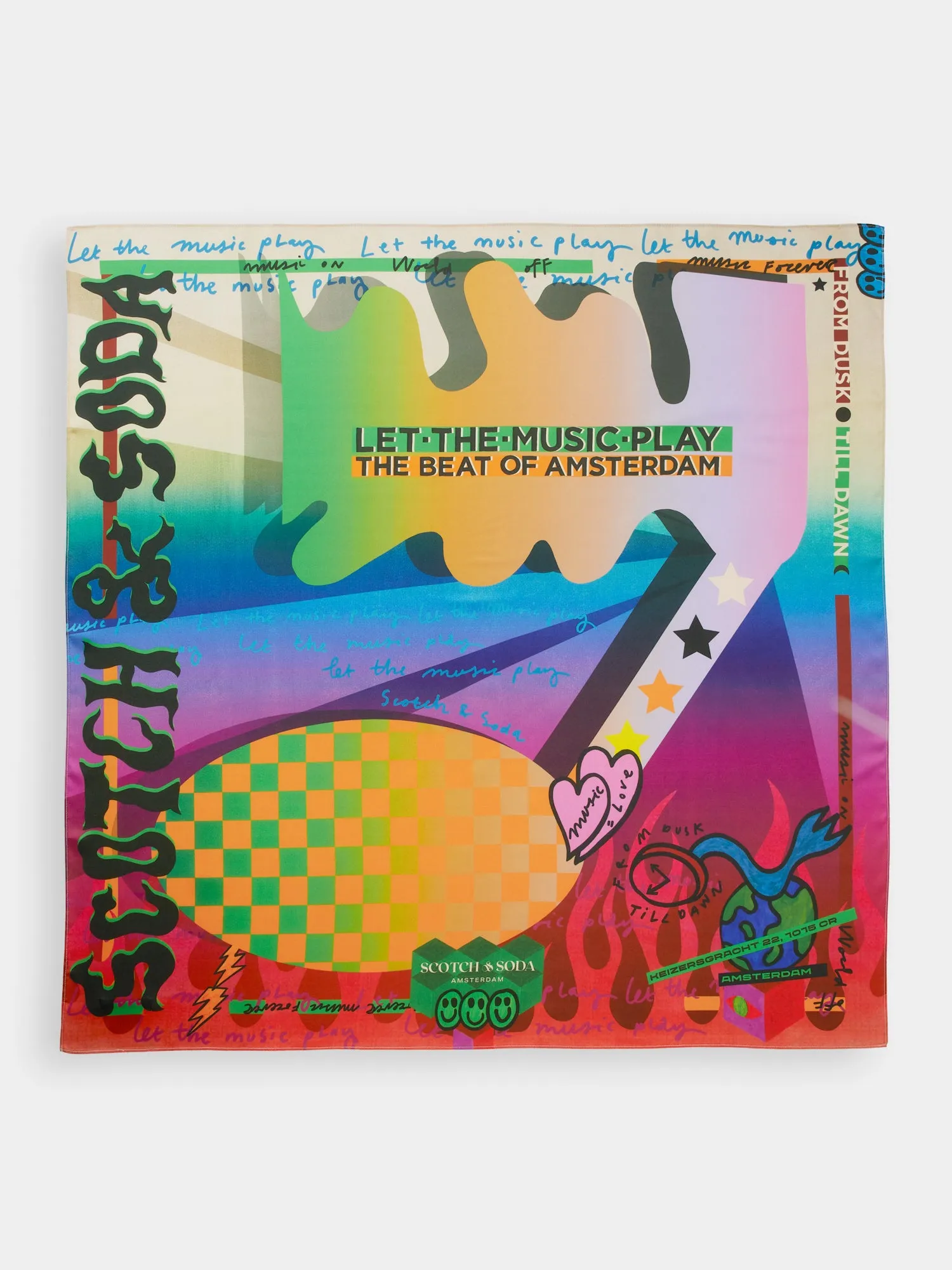 Printed bandana scarf sold by Scotch and Soda product image thumbnail 4