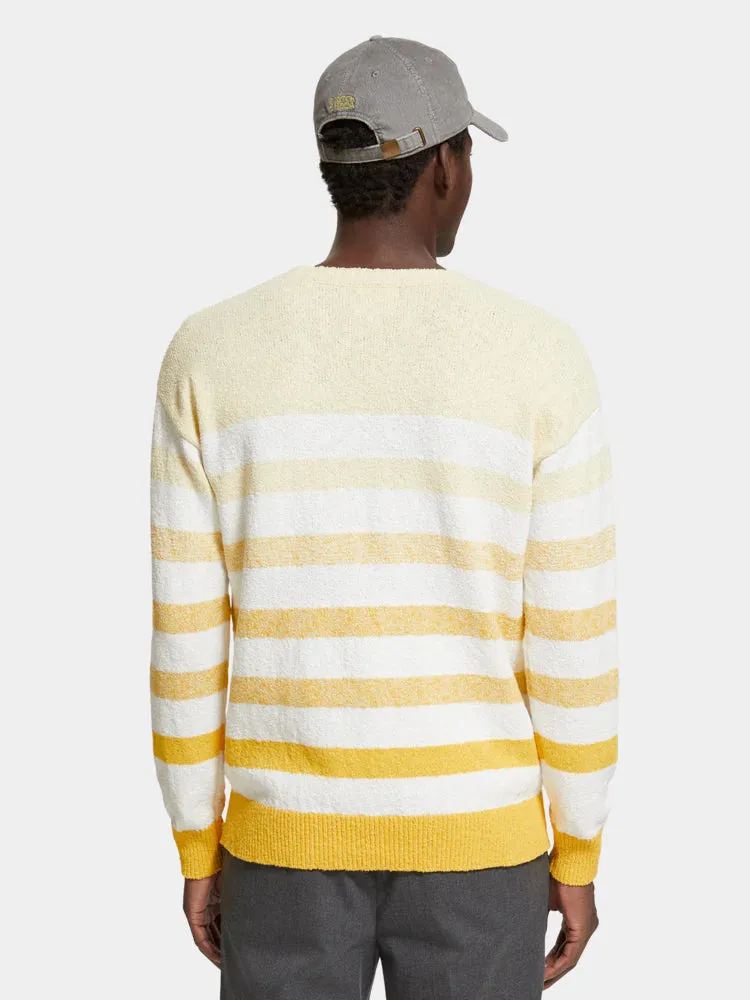 Crewneck striped pullover sold by Scotch & Soda product image thumbnail 3