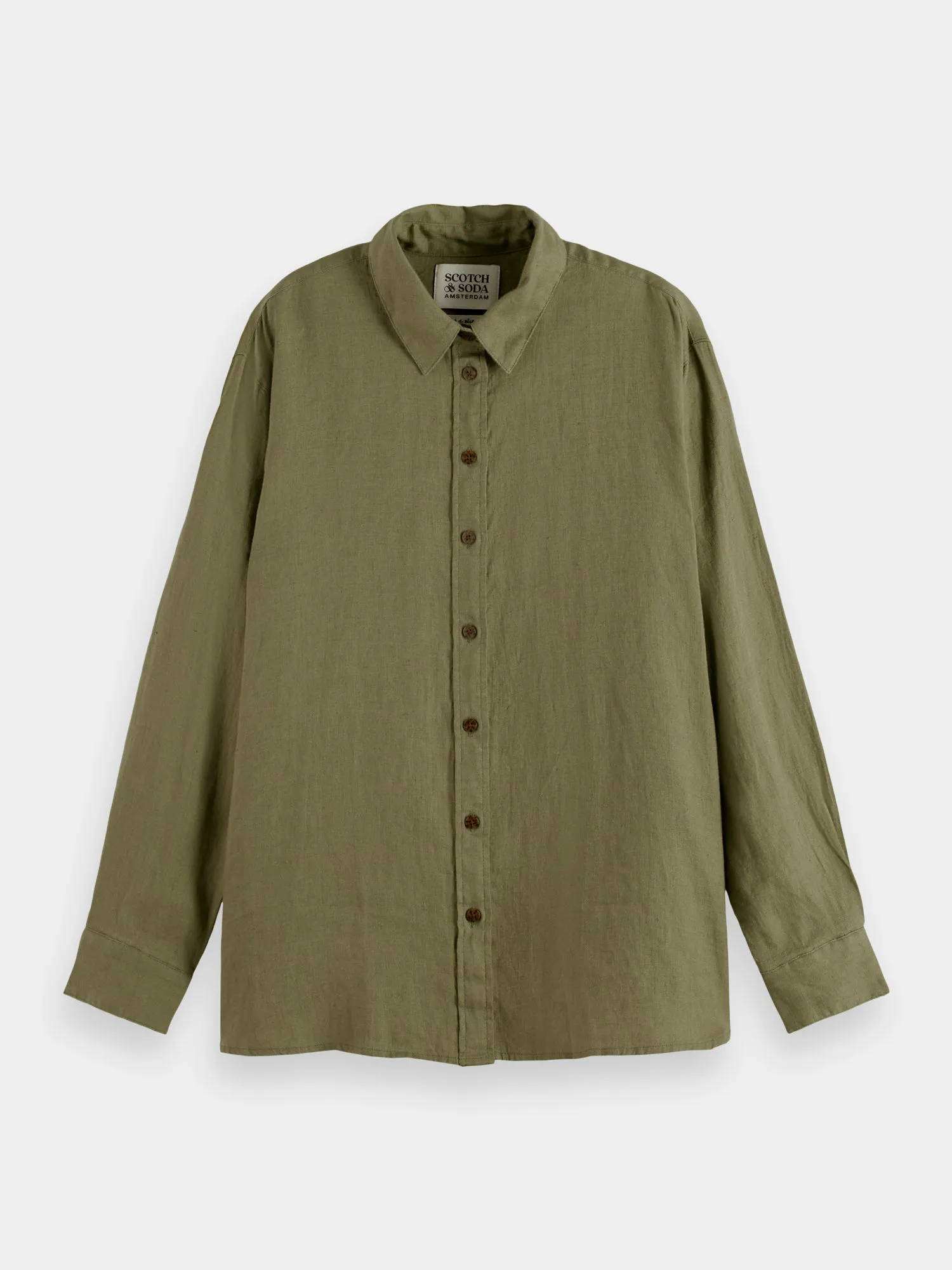 Oversized linen shirt sold by Scotch and Soda product image thumbnail 2