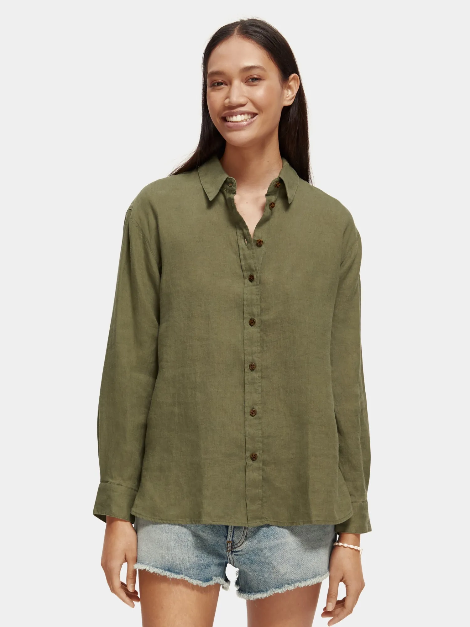 Oversized linen shirt sold by Scotch and Soda