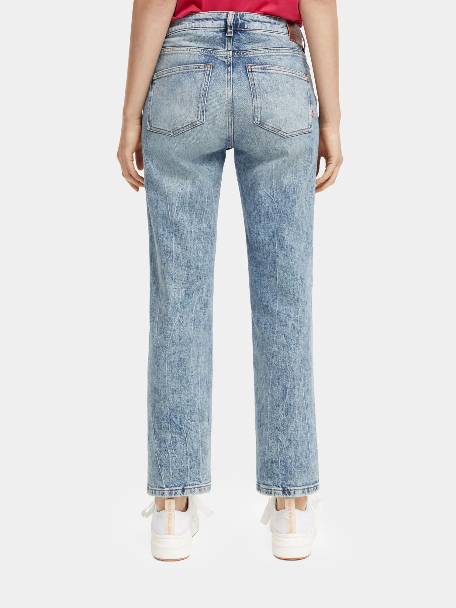 Sky high-rise straight-leg jeans sold by Scotch and Soda product image thumbnail 3