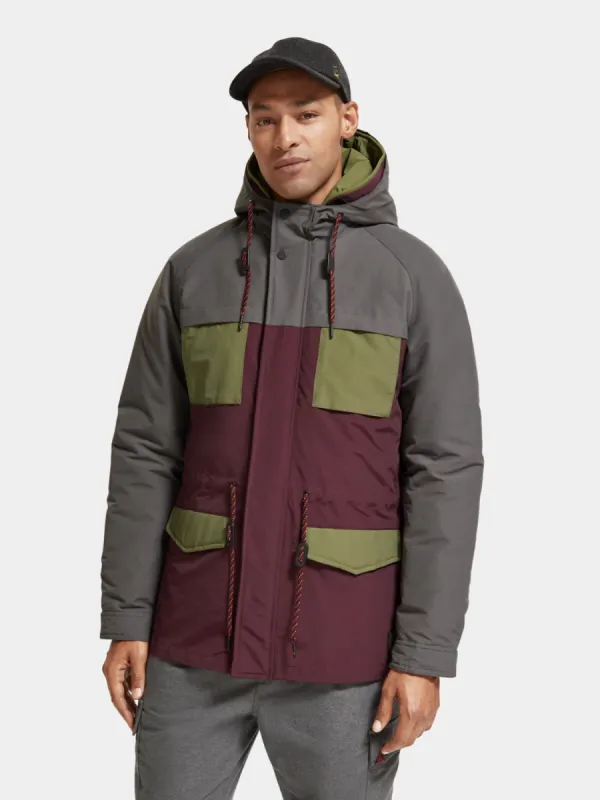 2 in 1 mid-length parka sold by Scotch and Soda