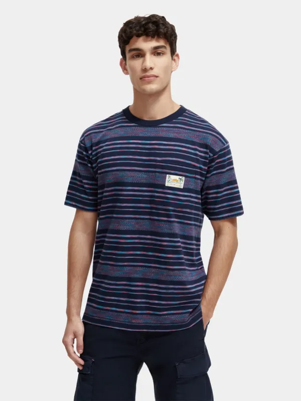 Jersey structured stripe t-shirt sold by Scotch and Soda