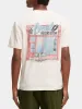 Relaxed-fit gradient t-shirt sold by Scotch and Soda
