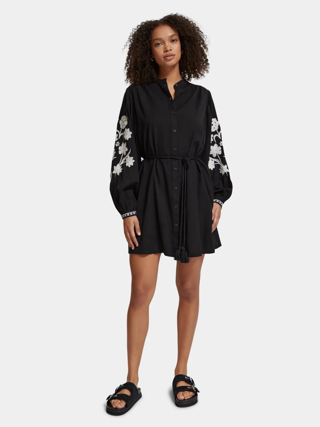 Broiderie anglaise mini dress sold by Scotch and Soda product image thumbnail 5