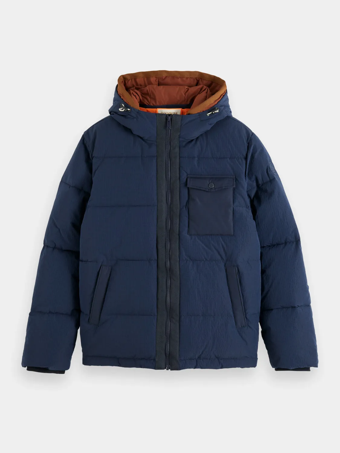 Hooded puffer jacket sold by Scotch and Soda product image thumbnail 2