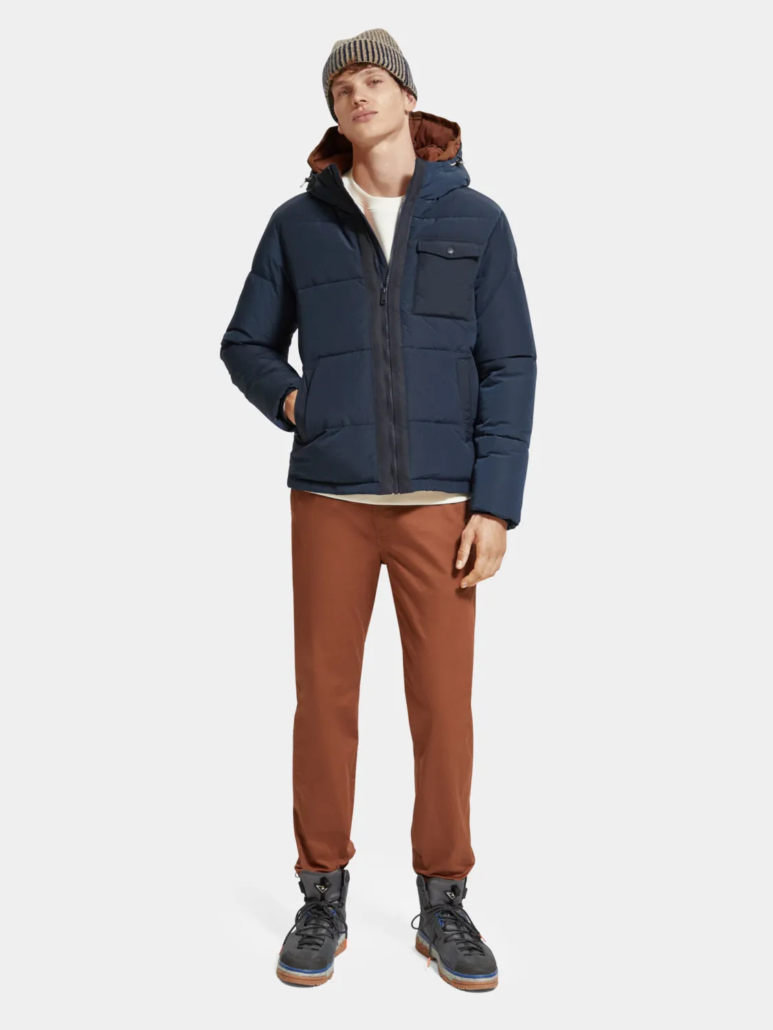 Hooded puffer jacket sold by Scotch and Soda product image thumbnail 5