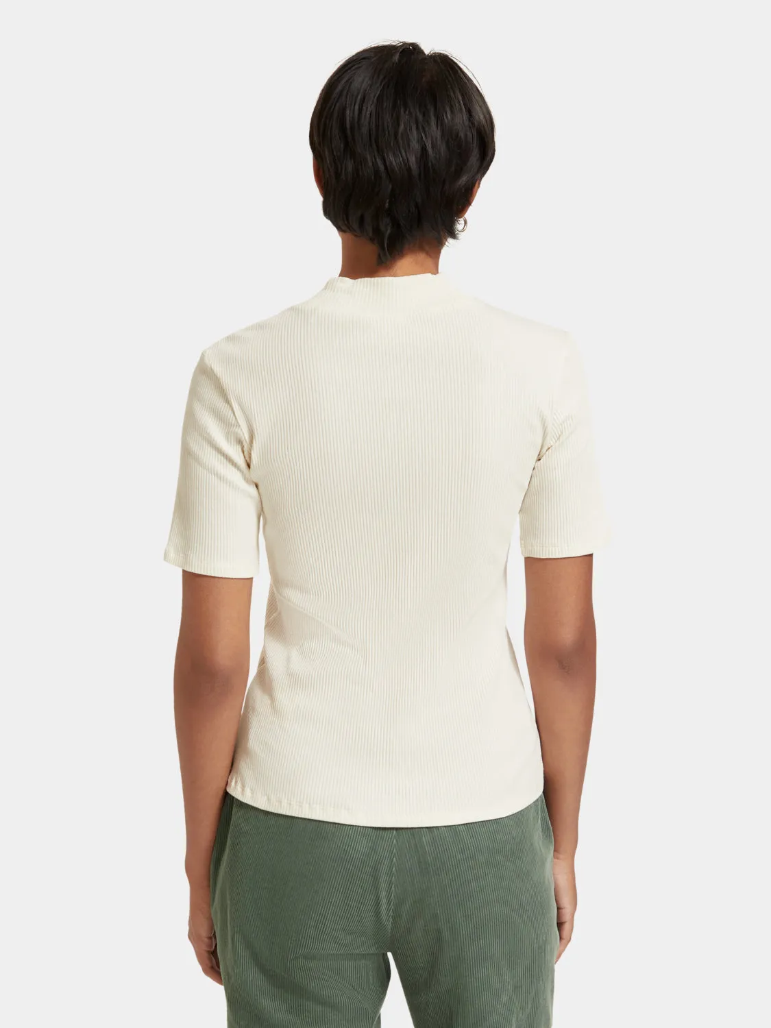Ribbed mock neck sold by Scotch and Soda product image thumbnail 3