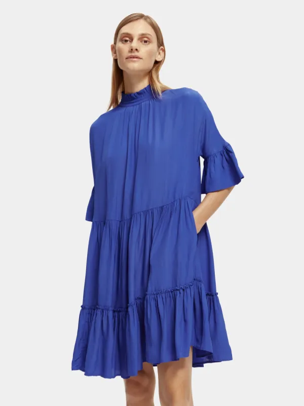 Ruffle sleeve mini dress sold by Scotch and Soda