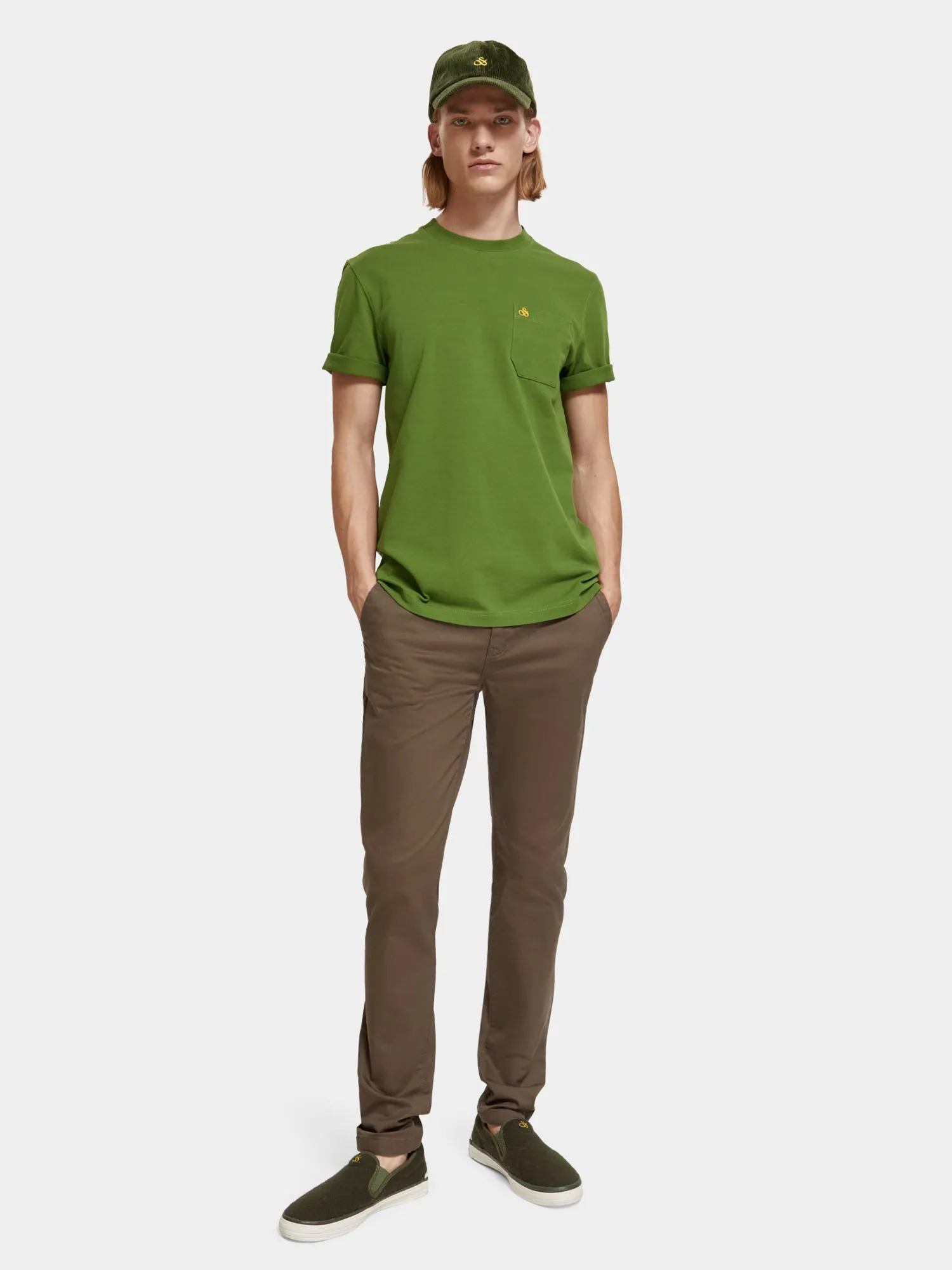 Mott slim fit chinos sold by Scotch and Soda