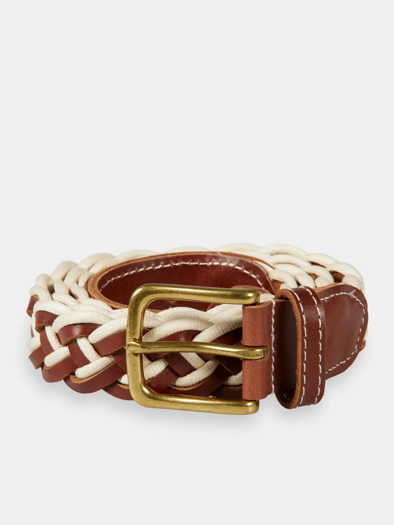 Braided leather & cord belt sold by Scotch and Soda