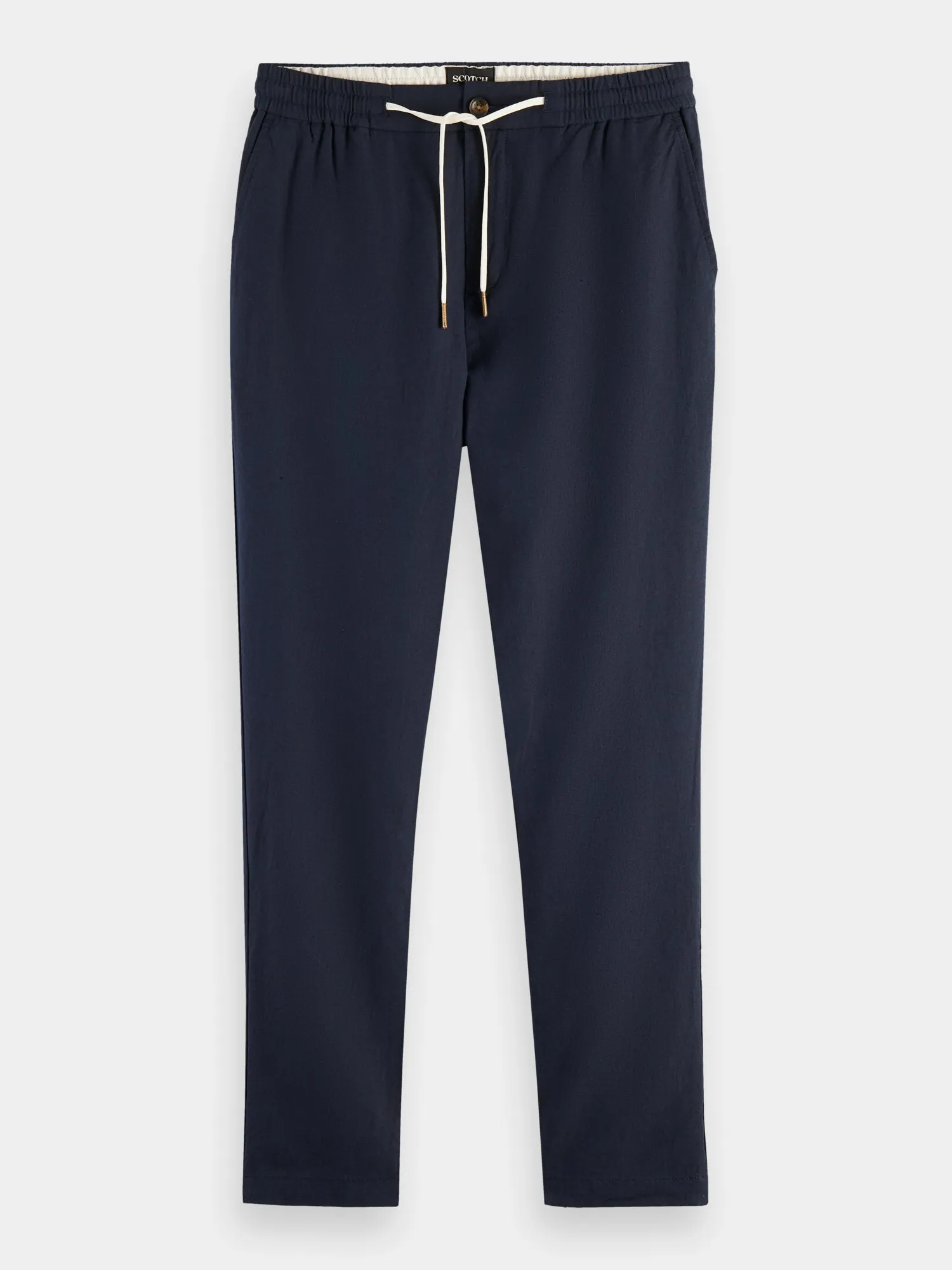 Warren cotton-linen jogger pants sold by Scotch and Soda