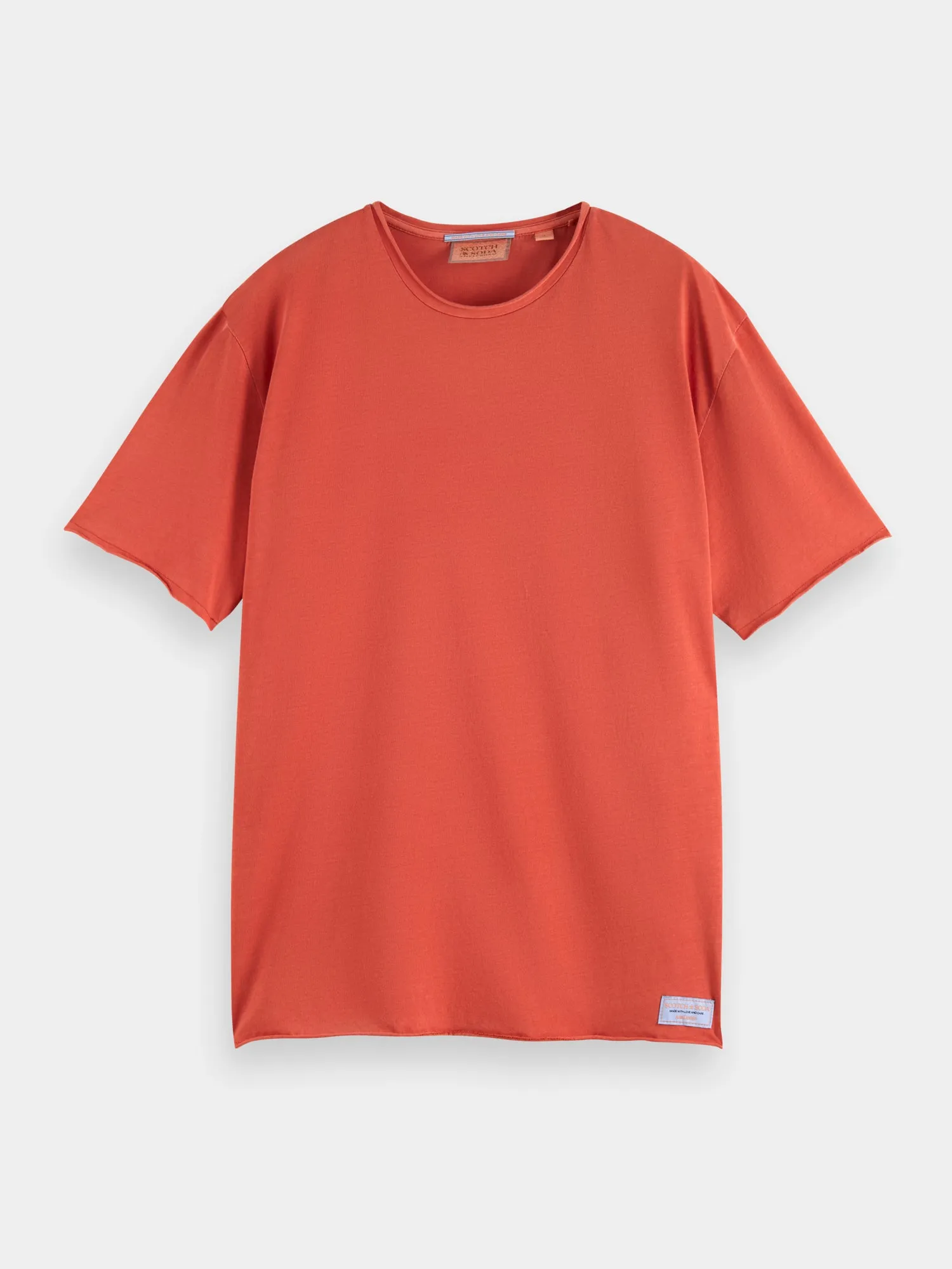 Relaxed-fit raw edge t-shirt sold by Scotch and Soda product image thumbnail 2