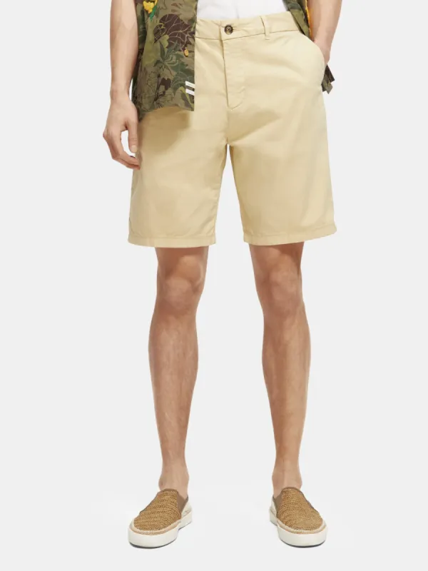 Stuart garment-dyed pima cotton shorts sold by Scotch and Soda