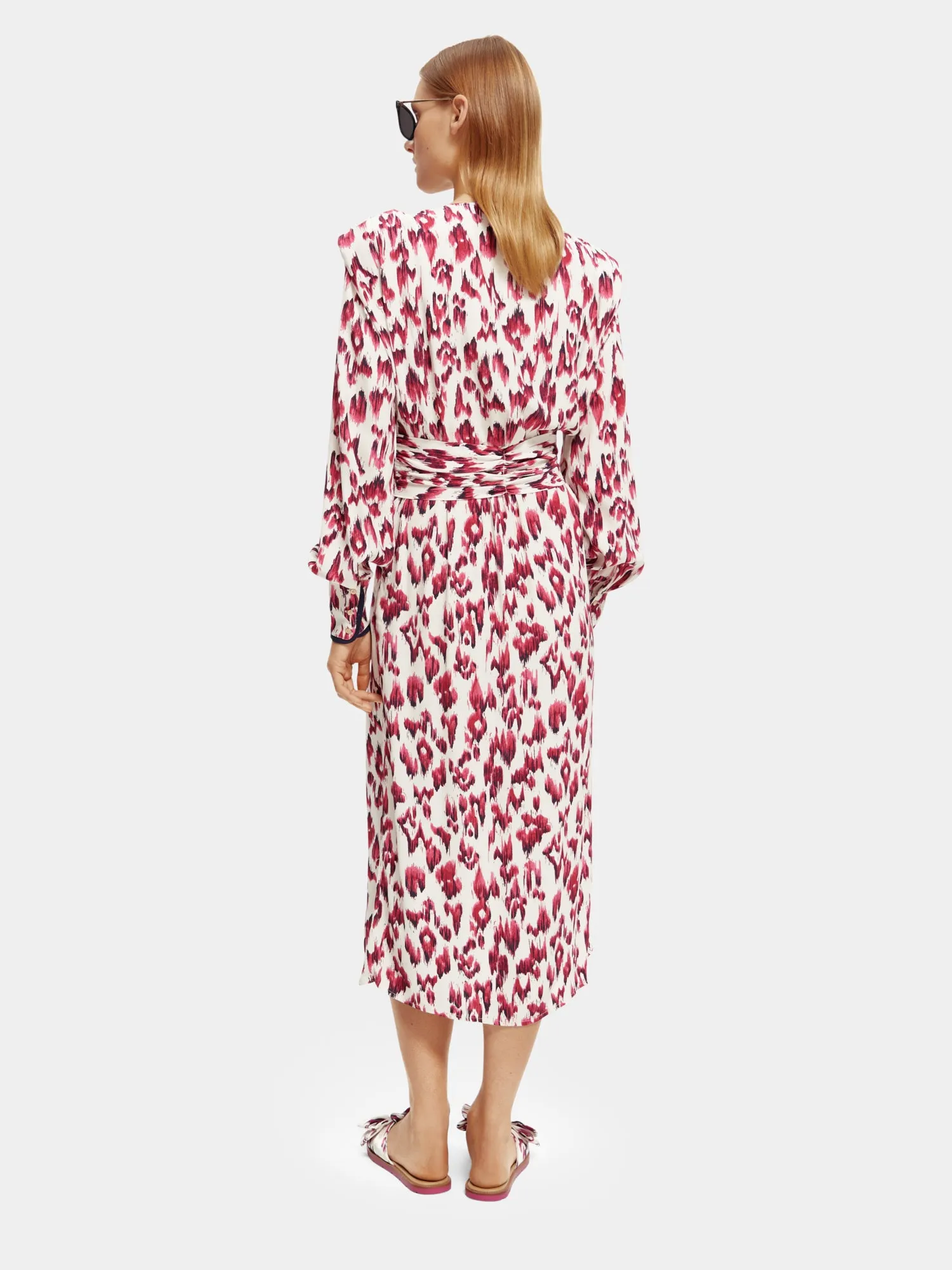 Belted midi dress sold by Scotch and Soda product image thumbnail 3